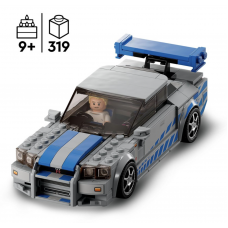 LEGO Speed Champions 76917 2 Fast 2 Furious Nissan Skyline GT-R (R34)